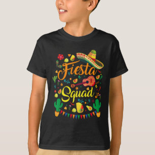 T-shirt Cinco De Mayo Fiesta Squad Famille Matching Hommes