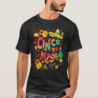 T-shirt Cinco De Mayo Fiesta Surprise Camisa 5 De Mayo Viv