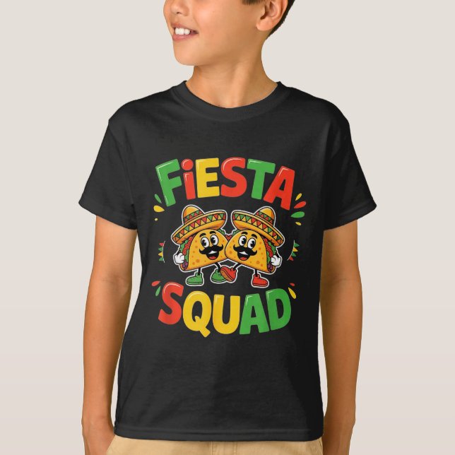 T-shirt Cinco de mayo funny fiesta squad party for men (Devant)