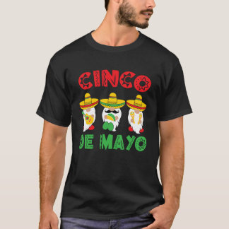 T-shirt Cinco De Mayo Gnomes 5 De Mayo Party Mexican Fiest