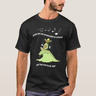 T-shirt Cinco De Mayo Guacamole Surf Surf Avocado Mai F