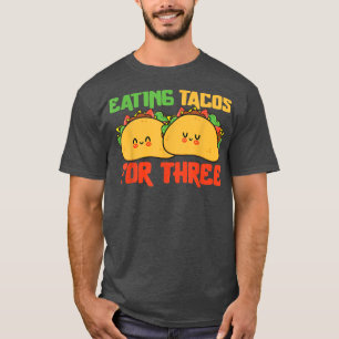 T-shirt Cinco De Mayo Manger Des Tacos Pour Trois Grossess