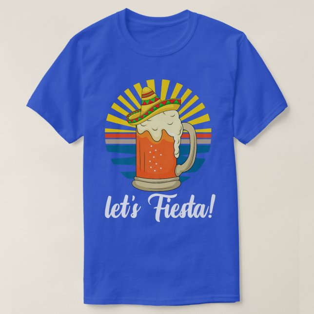 T-shirt Cinco De Mayo Meican Sombrero Party Funny Beer Let (Design devant)