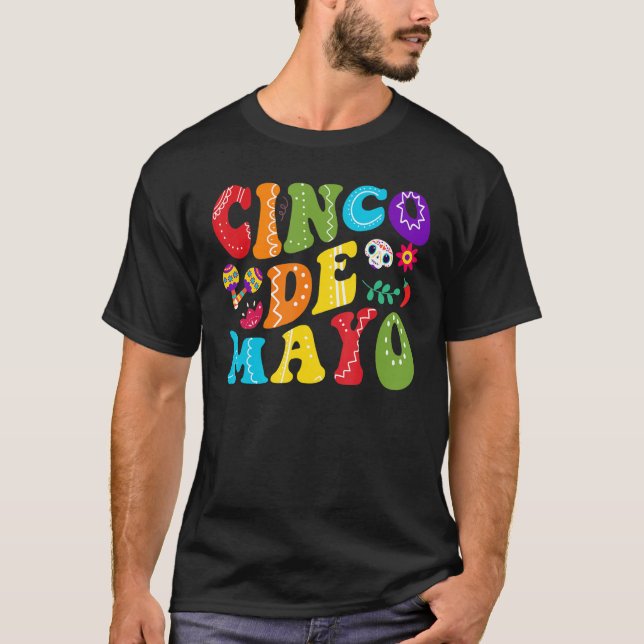 T-shirt Cinco De Mayo  Mexican Fiesta 5 De Mayo Women Men  (Devant)