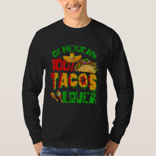 T-shirt Cinco De Mayo Party 0 Mexicain 100 Taco