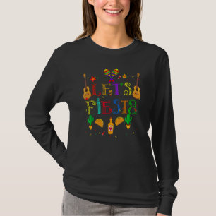 T-shirt Cinco De Mayo Party Lets Fiesta Mexican 1