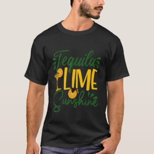 T-shirt Cinco De Mayo Party Tequila Lime Sunshine Cute Cin
