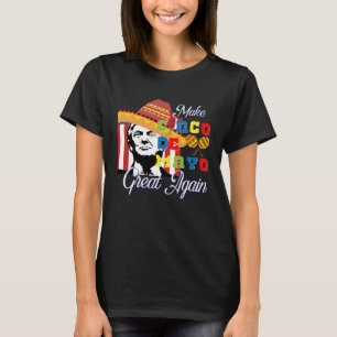 T-shirt Cinco De Mayo Tequila Tacos Bière Mexicaine Happy 