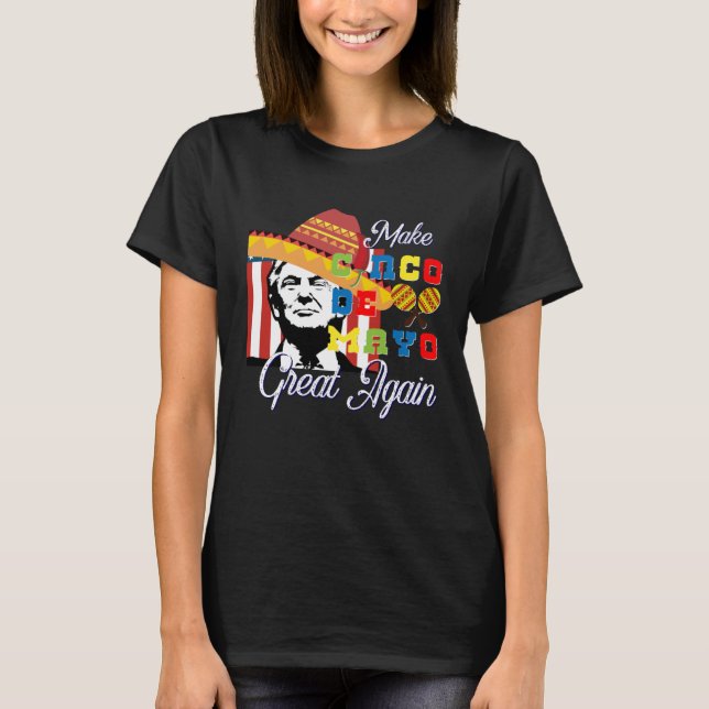 T-shirt Cinco De Mayo Tequila Tacos Bière Mexicaine Happy  (Devant)