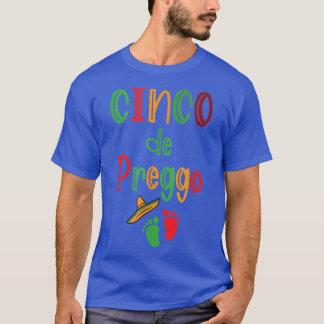 T-shirt Cinco de Preggo Funny Faire-part de grossesse bébé