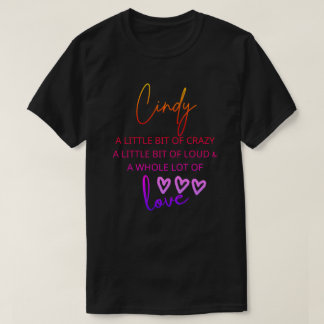 T-shirt Cindy Colorful Love