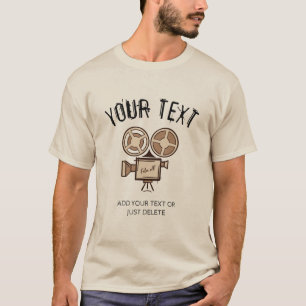 T-shirt cinéaste, producteur de films, réalisateur, acteur