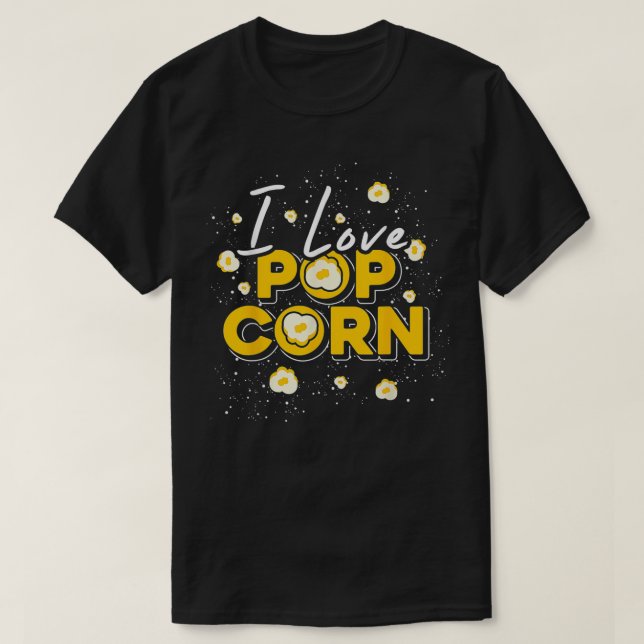 T-shirt Cinéma Nourriture Amoureux Valentines Jour Idée ca (Design devant)