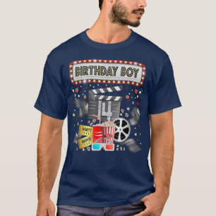 T-shirt Cinéma Nuit Anniversaire Fête Pyjama Swood Popcorn