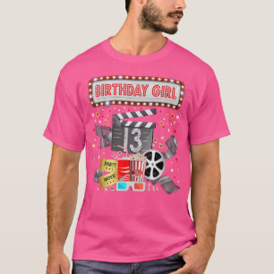 T-shirt Cinéma Nuit Anniversaire Fête Pyjama Swood Popcorn