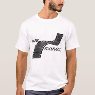 T-shirt Cinemaniac avec la bande de film
