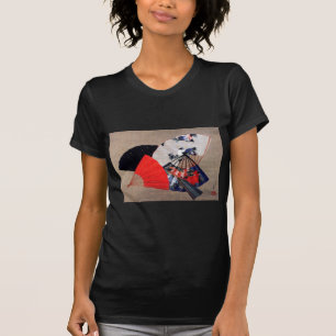 T-shirt Cinq fans japonais, Hokusai, Ukiyoe