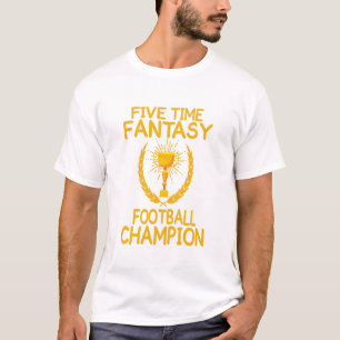 T-shirt cinq fois imaginaire champion de football cadeau