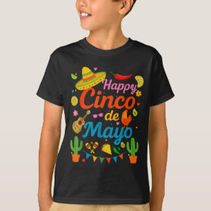 T-shirt Cinq mai drôle de fête mexicaine 5 mai