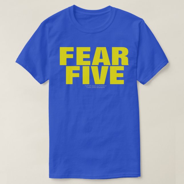 T-shirt CINQ (ORIGINAL) (Design devant)