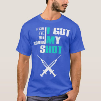 T-shirt cinq vaccins vaccinés