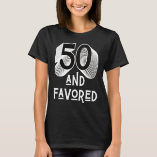 T-shirt Cinquante et aimé 50e anniversaire Funny Party 50 