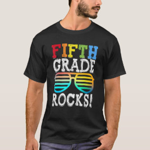 T-shirt Cinquième année Rocks Retour à l'école Enseignant 