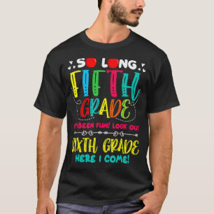 T-shirt Cinquième année sixième année retour à l'école pro