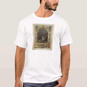T-shirt Circa l'image maçonnique d'impression de