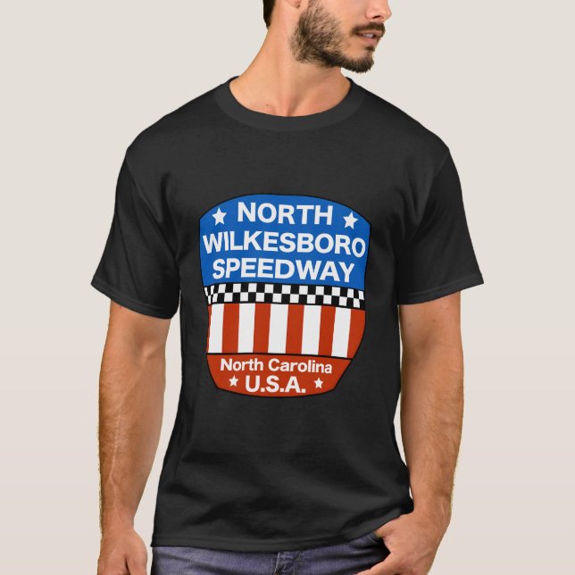 T-shirt Circuit automobile de North Wilkesboro (Devant)