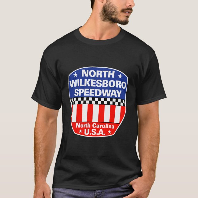 T-shirt Circuit automobile de North Wilkesboro (Devant)
