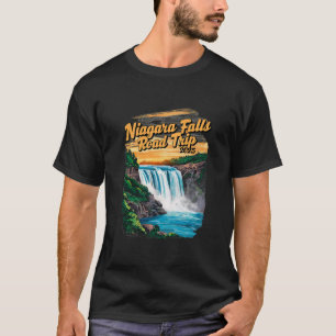 T-shirt Circuit routier des chutes du Niagara Vacances d'é
