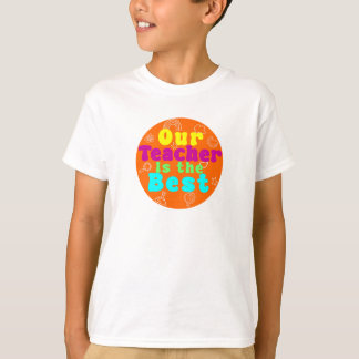 T-shirt Circulaire d'appréciation de l'enseignant coloré