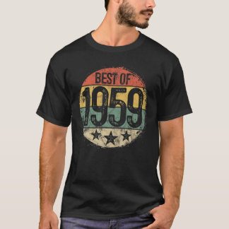 T-shirt Circulaire Vintage Best of 1959 64 An old Gift 64t