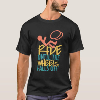 T-shirt Circuler Jusqu'À Ce Que La Roue Tombe Du Gif En Fa
