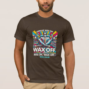 T-shirt Cire allumée, Cire enlevée