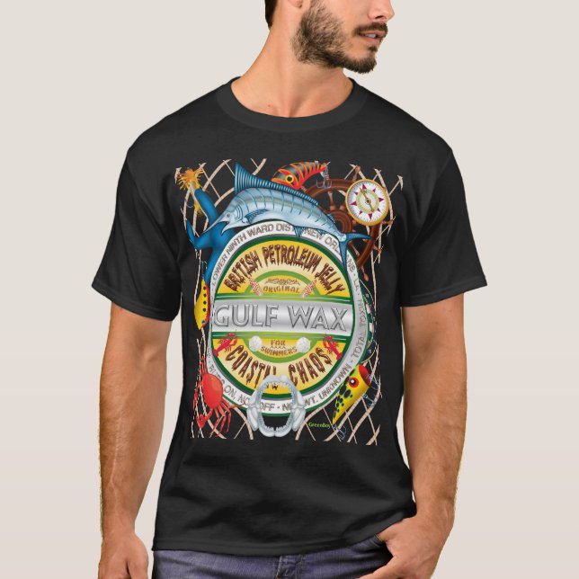T-shirt Cire de Golfe par British Petroleum (Devant)