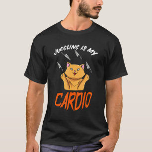 T-shirt Cirque Jongleur de Chats Jonglant