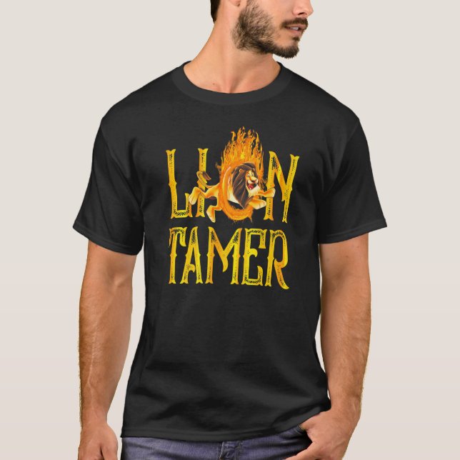 T-shirt Cirque Lion Tamer Formation Des Lions Animaux Form (Devant)