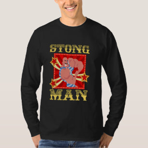 T-shirt Cirque vintage Strongman Circus Costume de cirque
