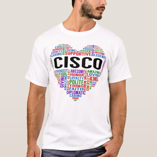 T-shirt CISCO Legend Heart (Devant)
