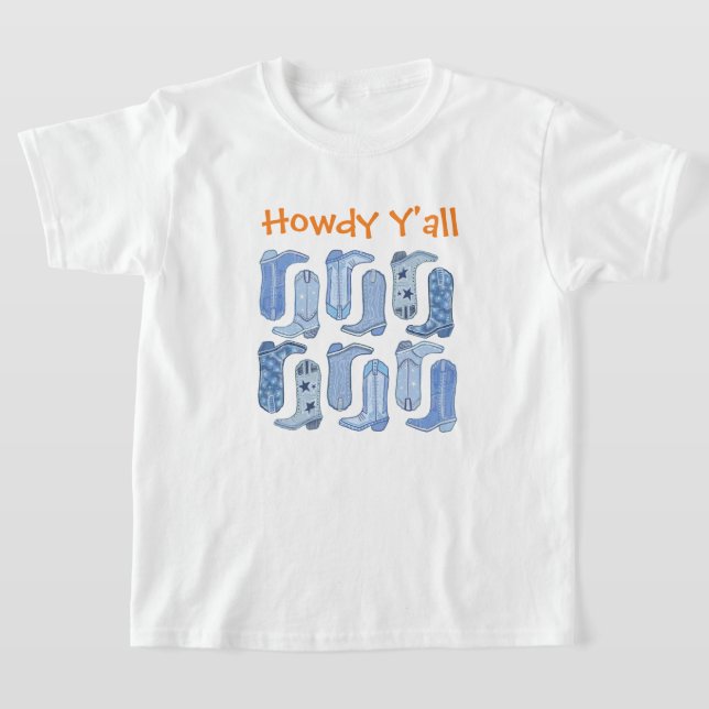 T-shirt CISV Austin Howdy Y'all Boy's (Poser)