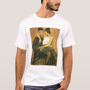 T-shirt Citadin Couple, 1920 (huile sur la toile)