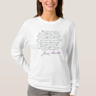 T-shirt Citation #1 de la persuasion de Jane Austen