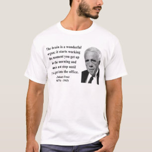 T-shirt Citation 6b de Robert Frost