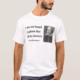T-shirt Citation 9b de Shakespeare
