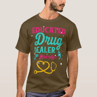 T-shirt Citation amusante Concessionnaire de médicaments i