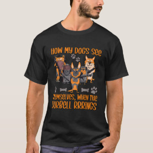 T-shirt Citation Amusante De Chien Drôle Pour Hommes Et Fe