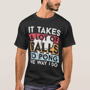 T-shirt Citation amusante de Ping Pong
