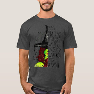 T-shirt Citation Amusante Oui Je Suis La Sorcière Roussett